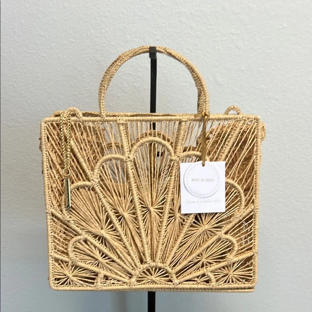 House of Harlow 1960 | Woven Bag w/Removable Crossbody Strap✨ - Picture 1 of 13